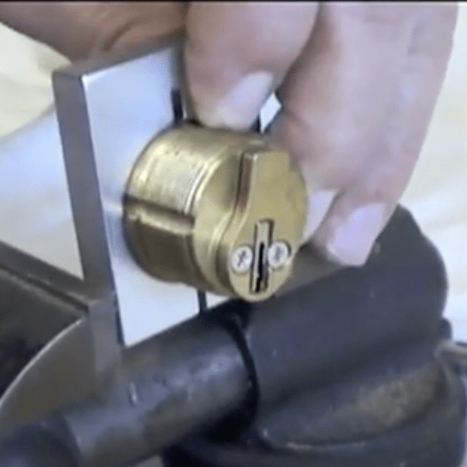 Repairing mortise locks using HPC Mortise Lock Tap & Die Set