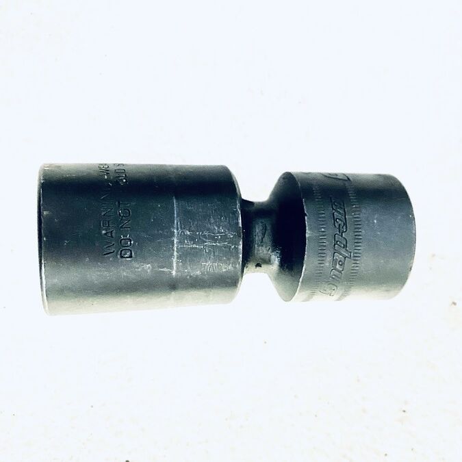 1/2" Drive 6-Point Metric 21 mm Flank Drive® Shallow Swivel Impact Socket. IPLM21C by Snap-on, USA
