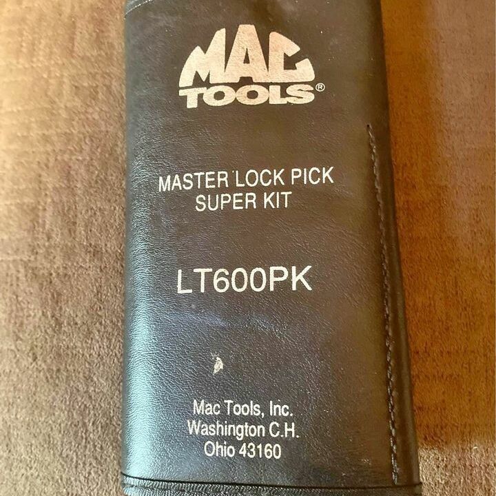 Master Lock Pick Super Kit LT600PK by Mactools, USA