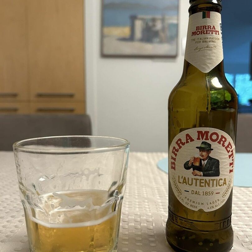 John Fotiadis: A nice Italian lager on a hot summer evening. poster image