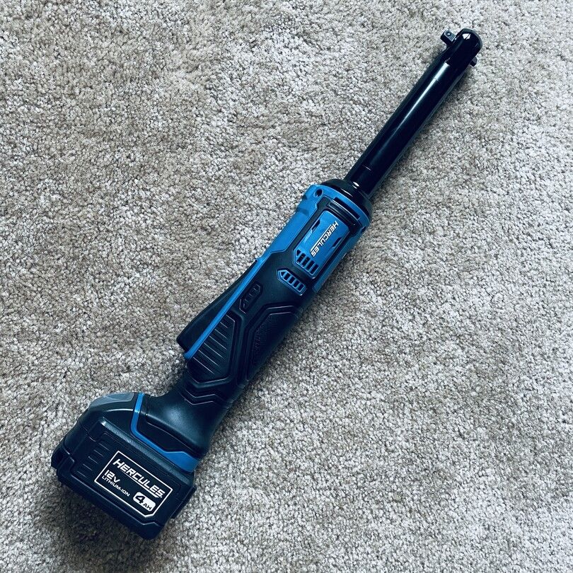 12V Cordless 1/4 in. Extended Reach Ratchet (Tool Only) by Hercules