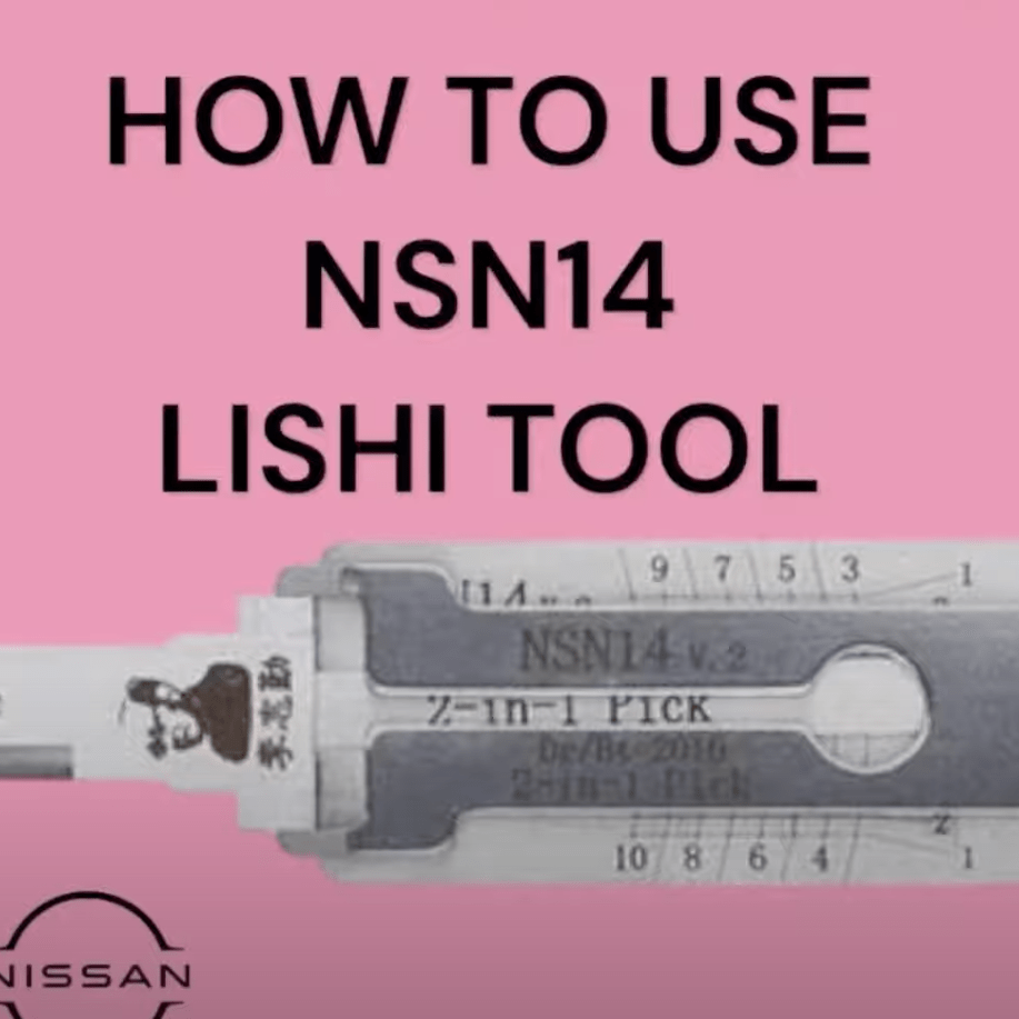 HOW TO USE NSN14 LISHI TO FOR MOST NISSAN AND INFINITE MODELS