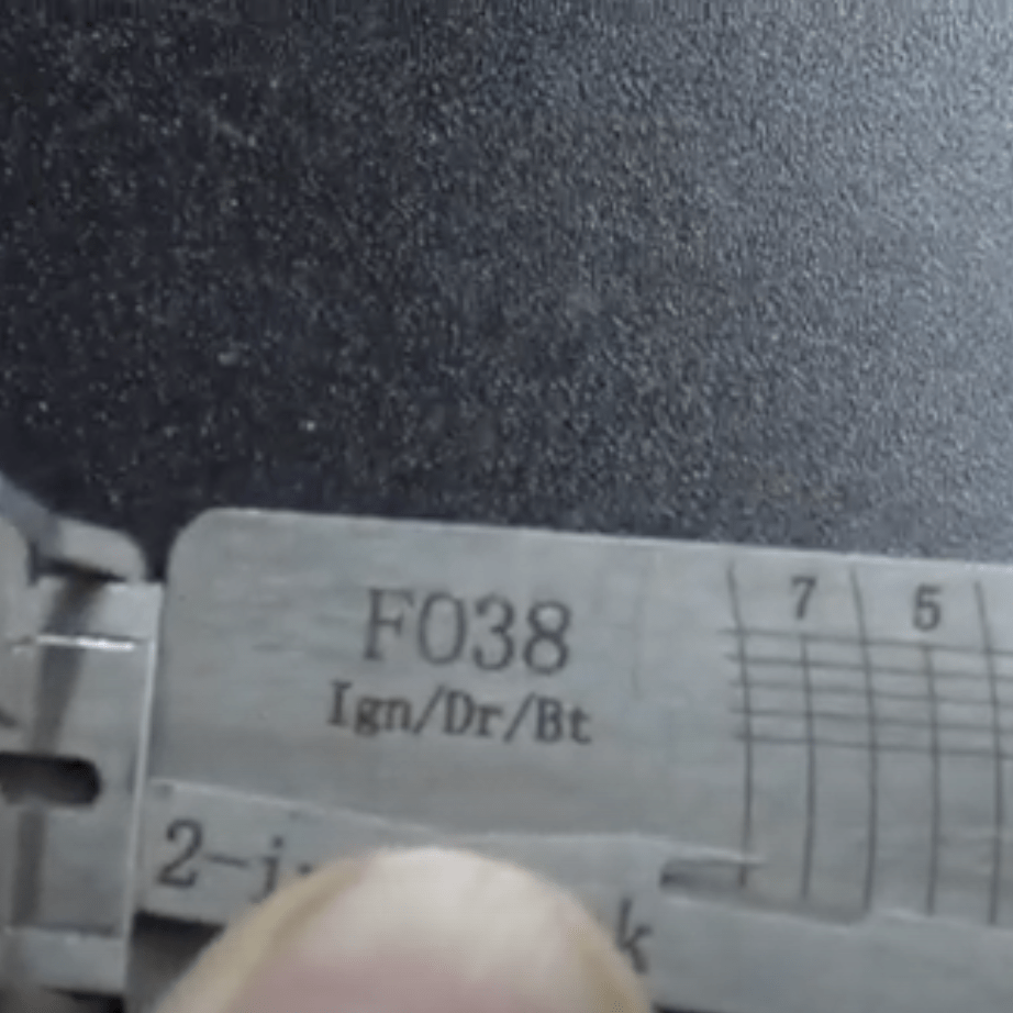 (388) Ford Door Lock Picked & Decoded with F038 Lishi