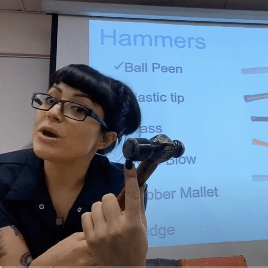 Hammers and Screwdrivers. Lecture by Ms.A The Shop Teacher