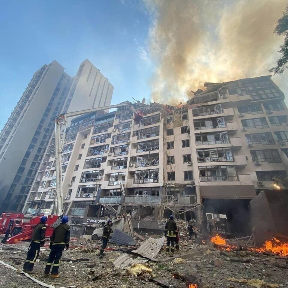Today Kyiv was bombed again