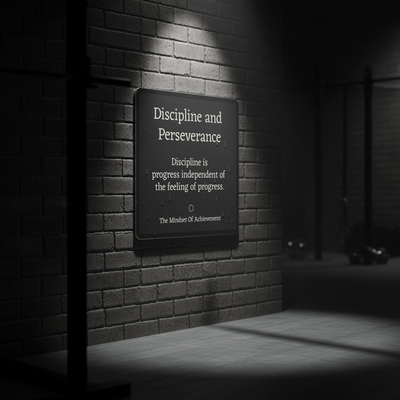 Discipline and Perseverance